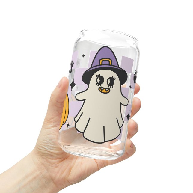 Spooky Ghost Halloween Tasse, HerbstHalloween-Gesc Dosenglas (Von Creator hochgeladen)