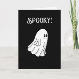 Spooky Ghost Happy Halloween Card Einladung