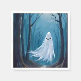Spooky Ghost | Happy Halloween Party Serviette