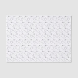 Spooky Ghost Happy Halloween Trick oder Treat Prin Seidenpapier