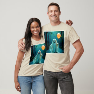 Spooky Ghost mit Eerie Balloon T-Shirt