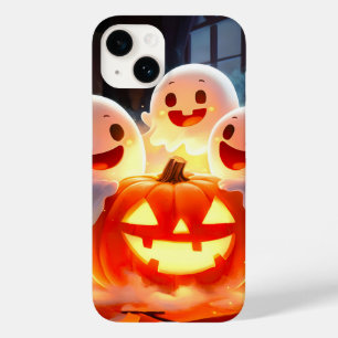 Spooky Ghost Pumpkin Party Glow Case-Mate iPhone 14 Hülle