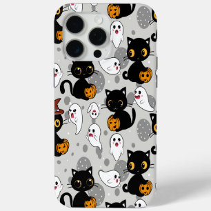 Spooky Ghost Pumpkin Paws Case-Mate iPhone Hülle