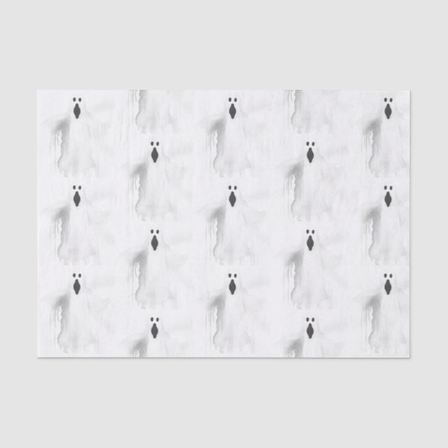 Spooky Ghost Seidenpapier (Vorderseite)