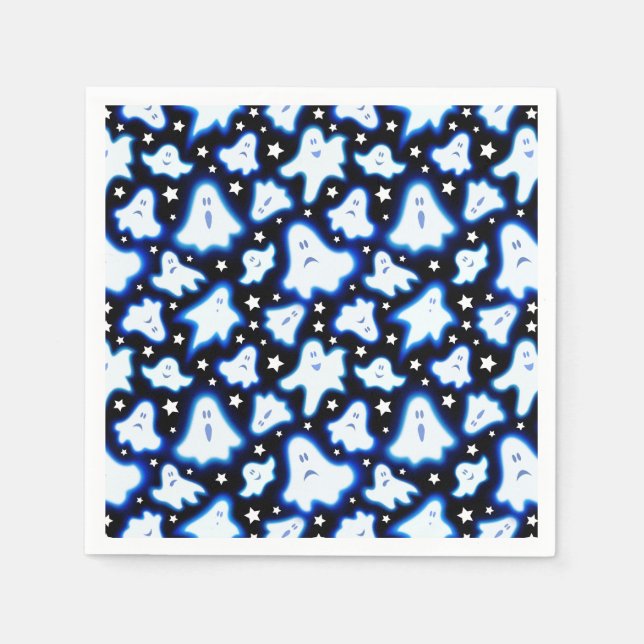Spooky Ghost Serviette (Vorderseite)