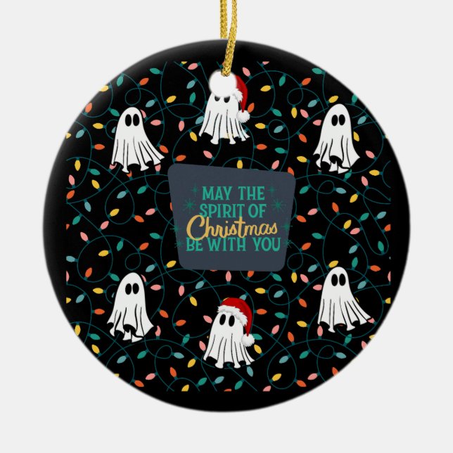 Spooky Ghost Weihnachtsschmuck (Vorne)