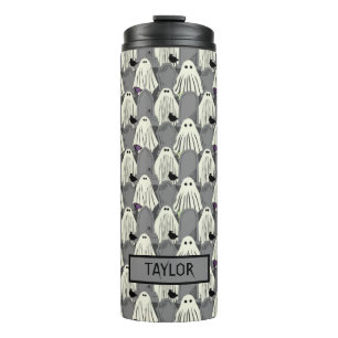 Spooky Ghosts and Grabsteins Halloween Thermosbecher