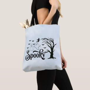 Spooky Ghosts Bats Blue Sky Wolken Halloween