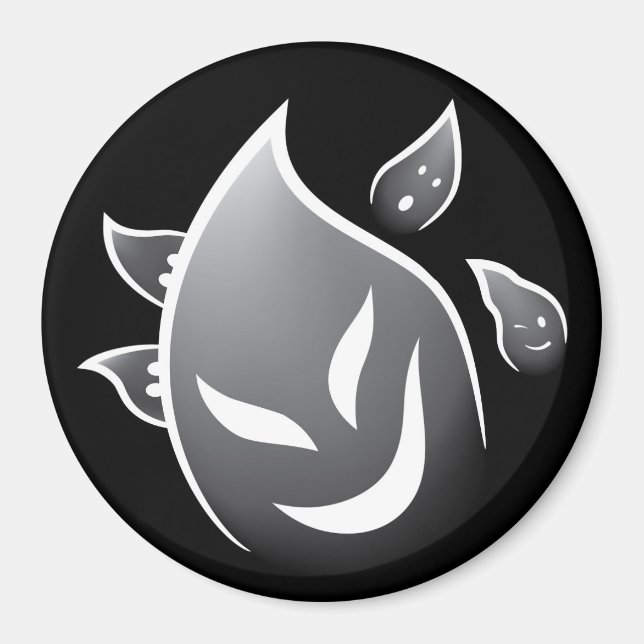 Spooky Ghosts Magnet (Vorne)