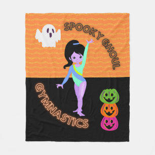 Spooky Ghoul Gymnastik Monster Gymnastik Halloween Fleecedecke
