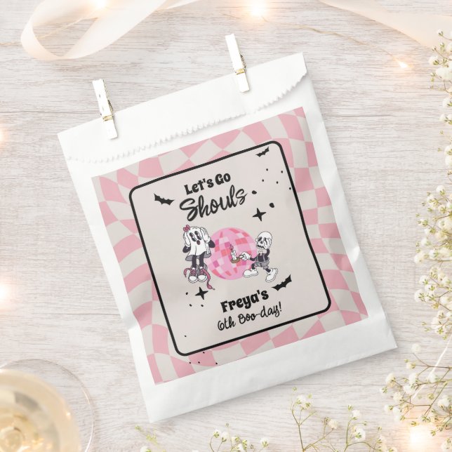 Spooky Ghoul Halloween Any Age Birthday  Geschenktütchen (Ausgeschnitten)