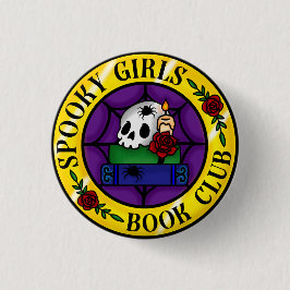 Spooky Girls Book Club Abzeichen Button