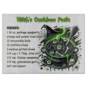 Spooky Glas Cutting Board für Halloween Küche Schneidebrett