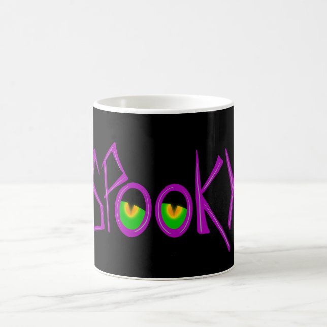 Spooky Glows Eyeball Halloween-Tasse Kaffeetasse (Mittel)