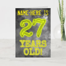 Spooky glühende Aura aussehen "27 JAHRE ALT!" + Na