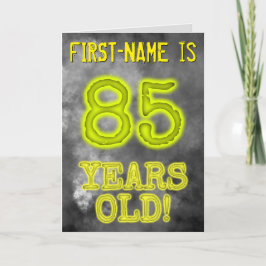 Spooky glühende Aura aussehen "85 JAHRE ALT!" + Na Karte