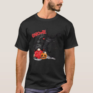 Spooky Gnome zu beißen Halloween Dracula Gnome Pum T-Shirt