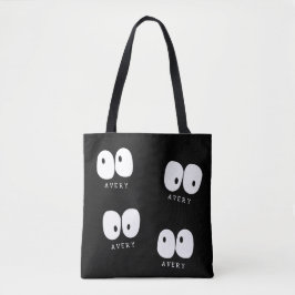 Spooky Googy Eye Modern Monogram Custom Halloween