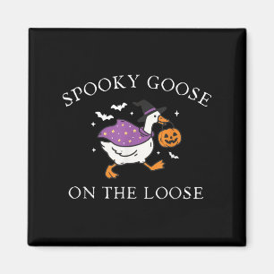 Spooky Goose auf der Loose Witch Pumpkin Hall Magnet