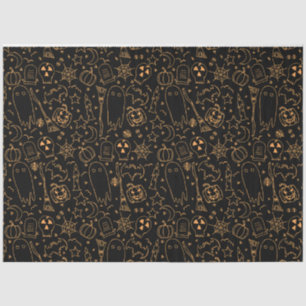 Spooky Gothic Halloween Dekoupage Tissue Seidenpapier