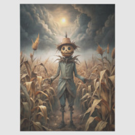 Spooky Gothic Scarecrow Fantasy Seidenpapier