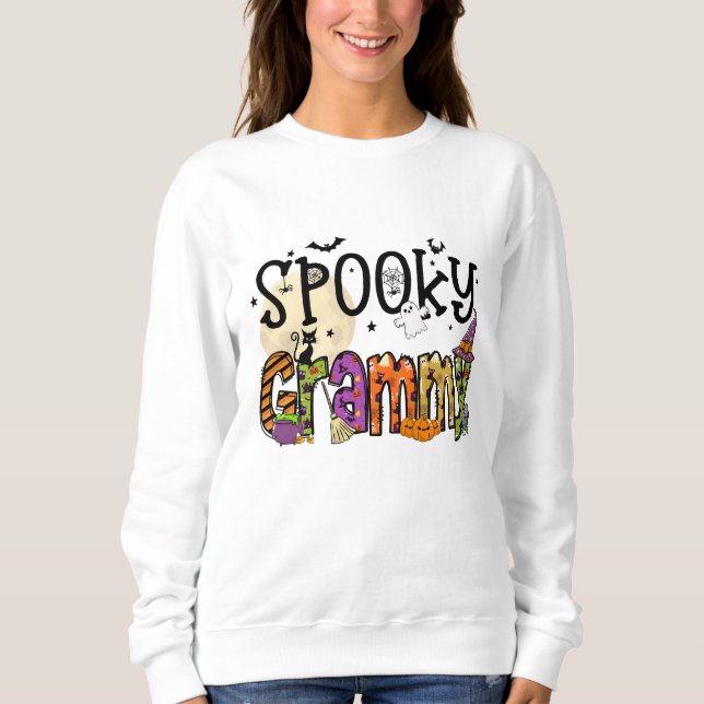 Spooky Grammy Halloween Sweatshirt (Vorderseite)