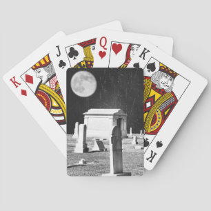 Spooky Graveyard Bicycle Playing Cards Spielkarten