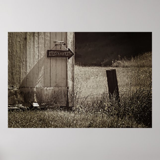 Spooky Graveyard Poster (Vorne)