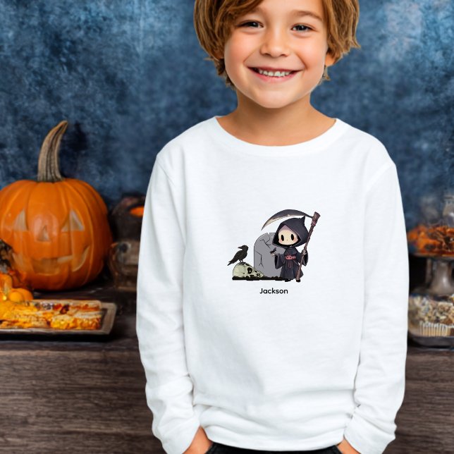 Spooky Grim Sensenmann Graveyard Crow Gothic Hallo (Von Creator hochgeladen)