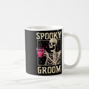 Spooky Groom Skeleton Halloween Wedding Bachelor P Kaffeetasse