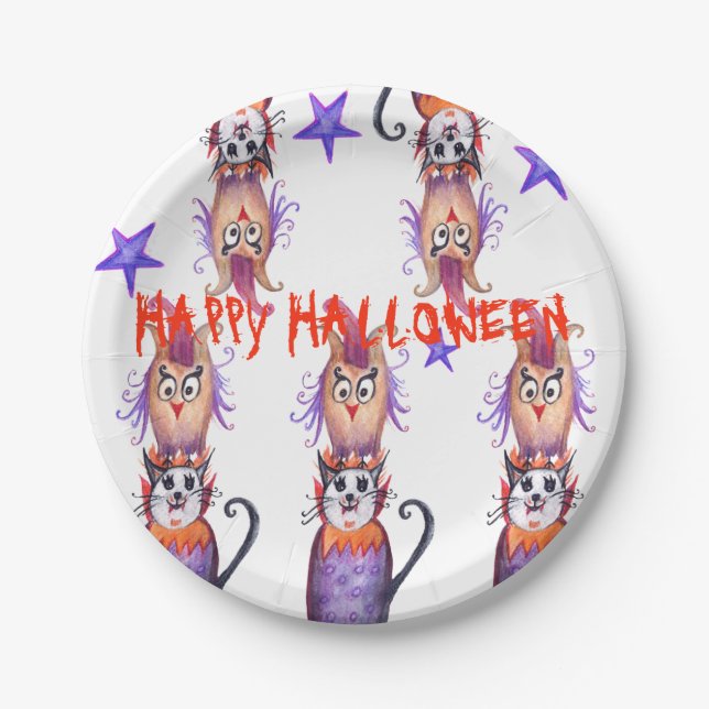 Spooky Halloween Art Paper Teller (Vorderseite)