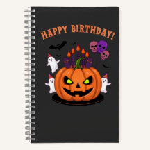 Spooky Halloween B-Tag Pumpkin Cake & Ghosts