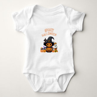 Spooky Halloween Body Baby Strampler
