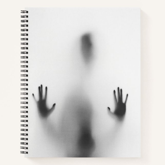 Spooky Halloween Body Shadow Notizbuch (Vorderseite)