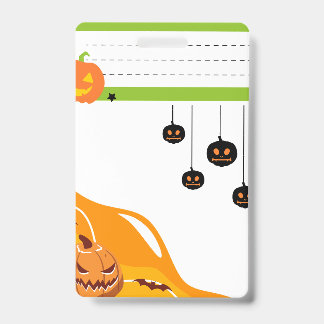 Spooky Halloween Button Pin – Cute Ghost Badge | T Ausweis