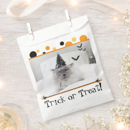 Spooky Halloween Cat in Hexenhutenheber Geschenktütchen