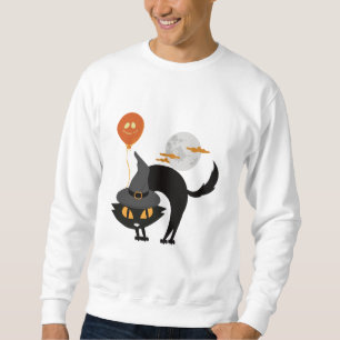 Spooky Halloween Cat Sweatshirt