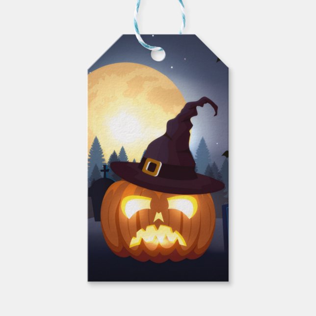 "Spooky Halloween Charm Geschenkanhänger (Vorderseite)