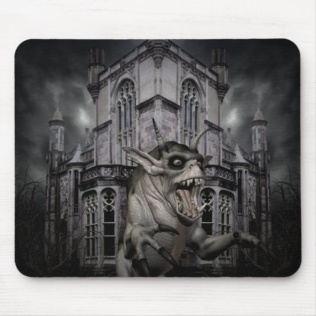 Spooky Halloween-Dämon Mousepad (Vorne)