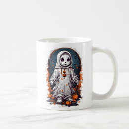 Spooky Halloween Doll Kaffeetasse