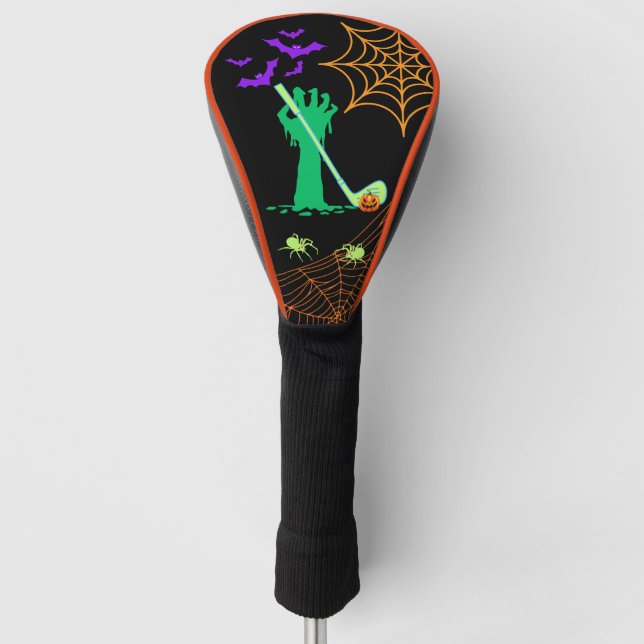 Spooky Halloween Driver Golf Headcover (Vorderseite)
