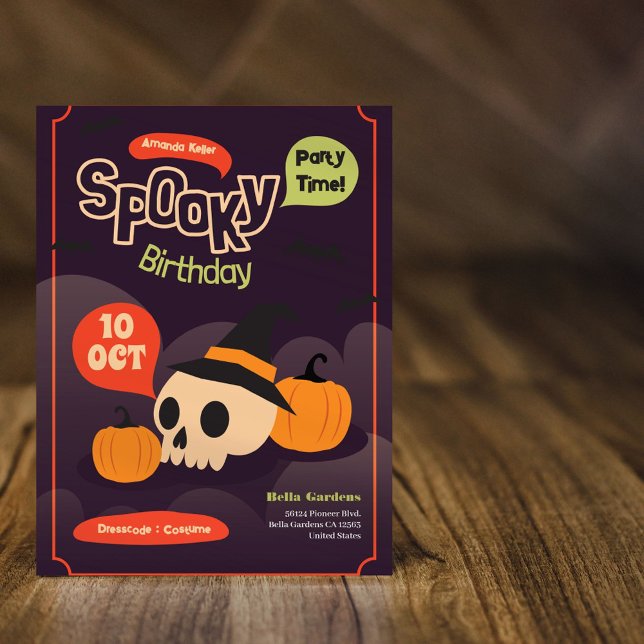 Spooky Halloween Einladung (Von Creator hochgeladen)