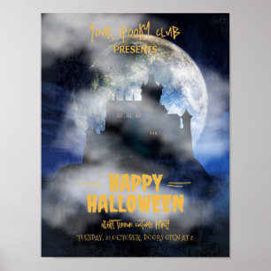 Spooky Halloween Einladung, Boo-Halloween-Party Poster