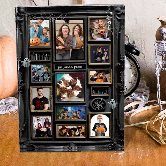 Spooky Halloween Familienfoto Collage Frame Fotoblock (Von Creator hochgeladen)