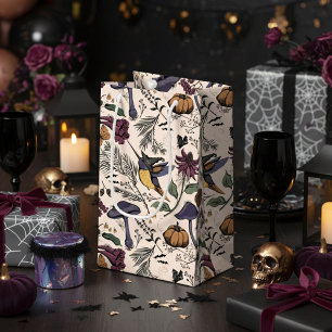 Spooky Halloween Floral Hummingbird Kleine Geschenktüte