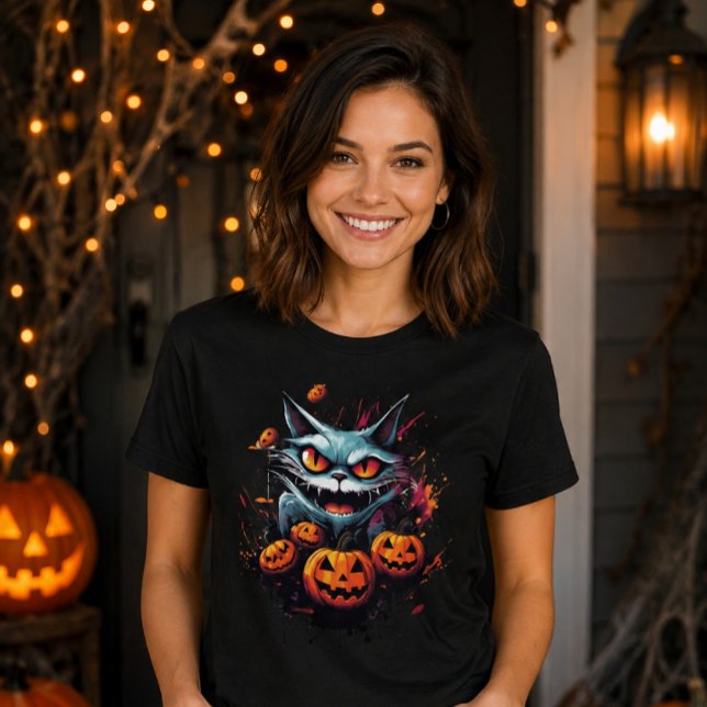 Spooky Halloween Full Moon T-Shirt (Von Creator hochgeladen)