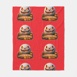 Spooky Halloween fun graphic personalised golf Fleecedecke