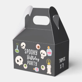 Spooky halloween Geburtstagsparty Geschenkschachtel
