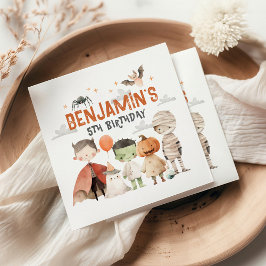 Spooky Halloween Geburtstagsparty Napkins Serviette