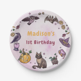 Spooky Halloween Geburtstagspopplette Pappteller